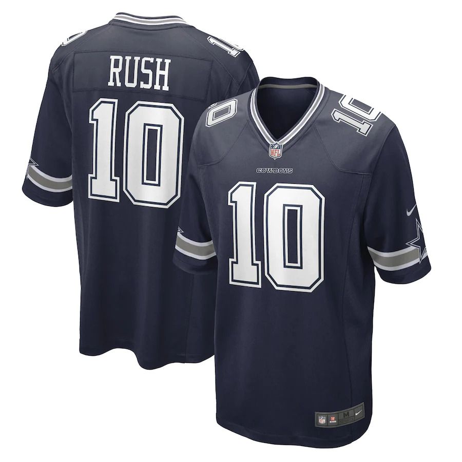 Men Dallas Cowboys #10 Cooper Rush Nike Navy Game Player NFL Jersey->dallas cowboys->NFL Jersey